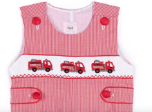 Henry Smocked Firetruck Jon Jon