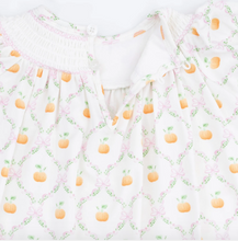 Pretty Pumpkin Trellis - Smocked Dress with Bloomers