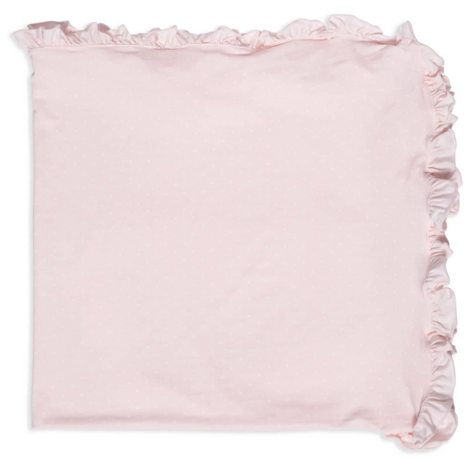 Pin Dot Pink Baby Blanket