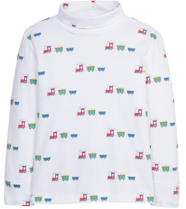 Printed Turtleneck - Trains