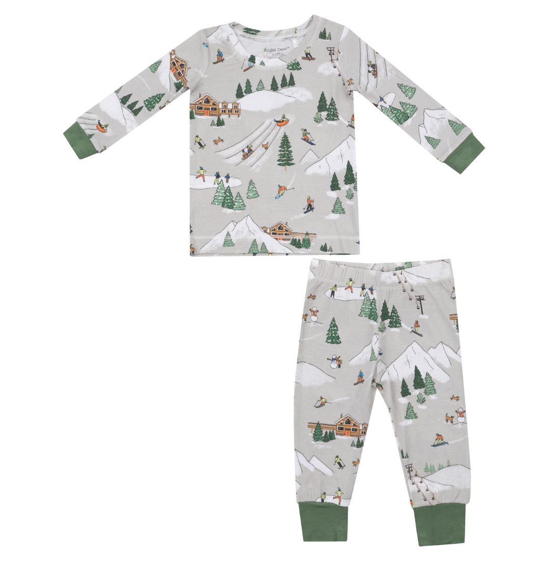 Winter Fun Skiers - L/s Loungewear Set