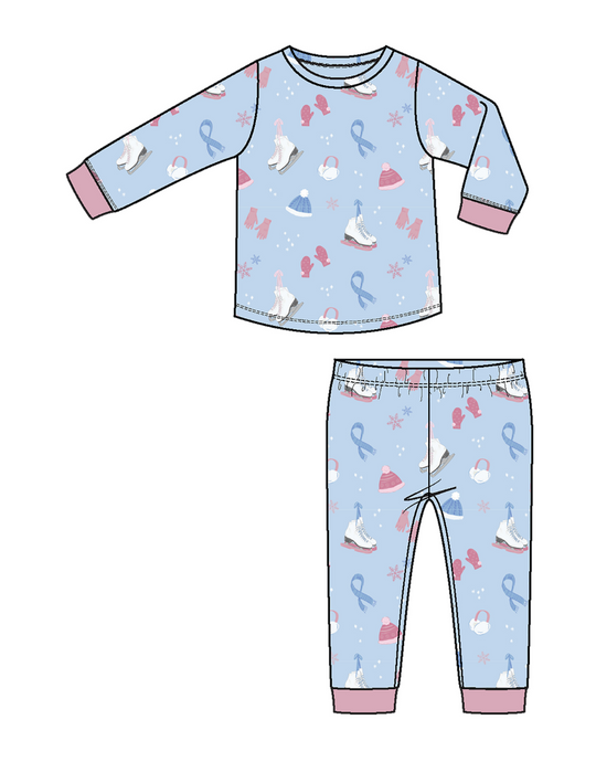 Ice Skating - L/s Loungewear Set