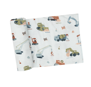 Construction Alphabet - Swaddle Blanket