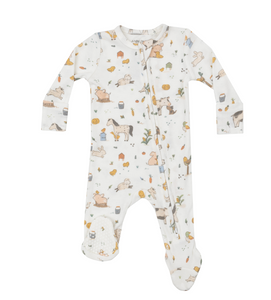 Farm Babies - 2 Way Zipper Footie