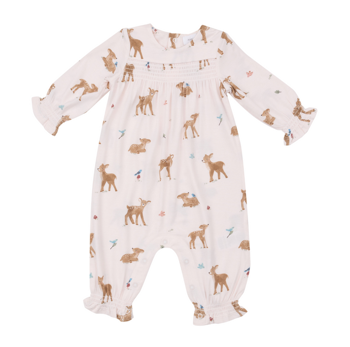 Soft Deer - Smocked Romper