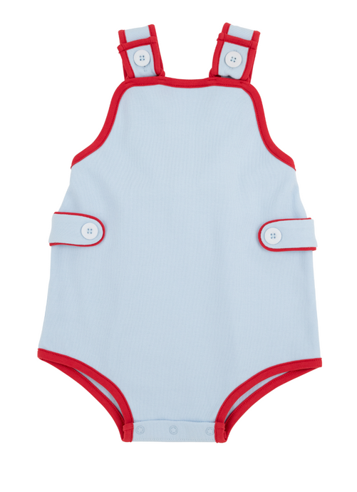 Skipper Sunsuit - Buckhead Blue/Richmond Red