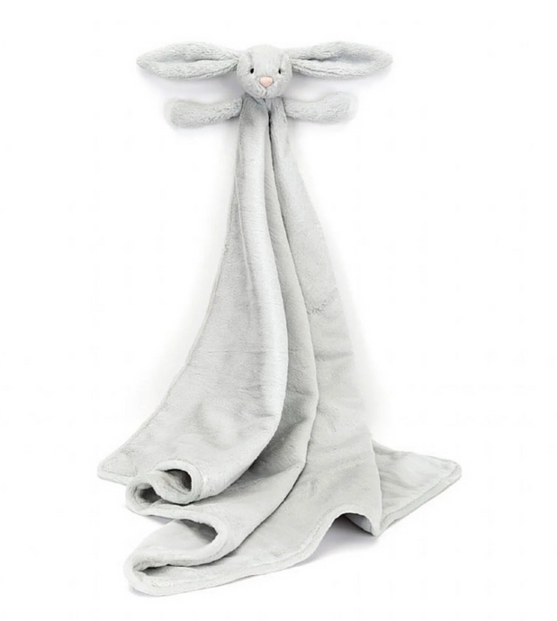 Bashful Silver Bunny Blankie