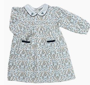 Blue Floral Floa Dress