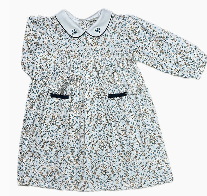 Blue Floral Floa Dress