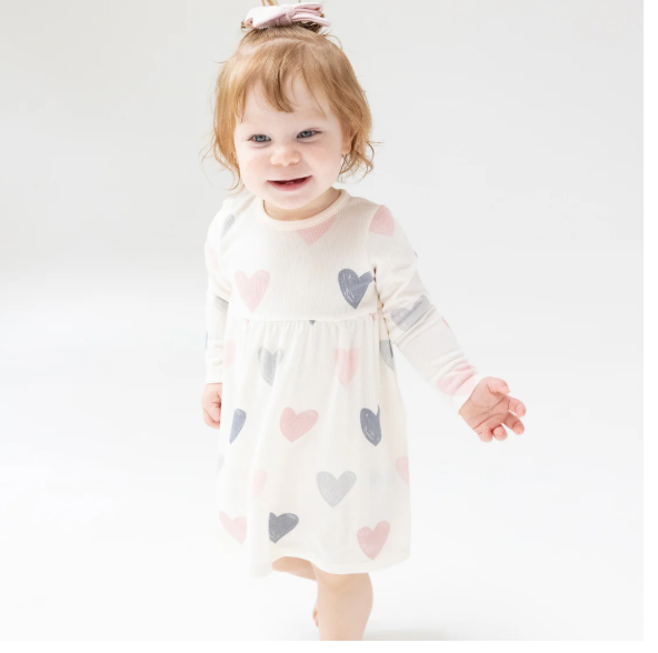 Hearts Ribbed Dress