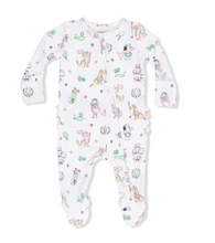 Country Club Dogs Ruffle Back Footie with 2 Way Zipper