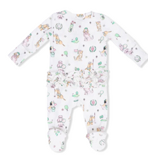 Country Club Dogs Ruffle Back Footie with 2 Way Zipper