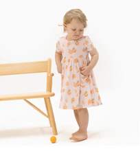 Sweet Peach Twirly Dress with Cartwheel Shorts