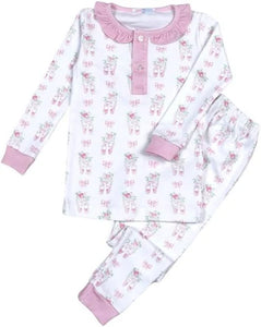 Twinkle Toes Pima Two Piece PJs