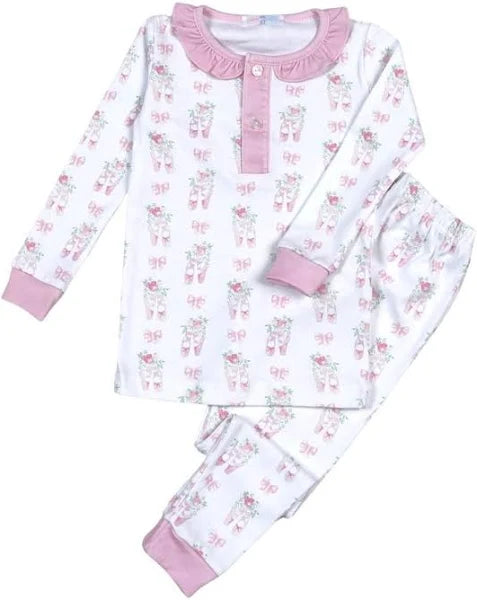 Twinkle Toes Pima Two Piece PJs