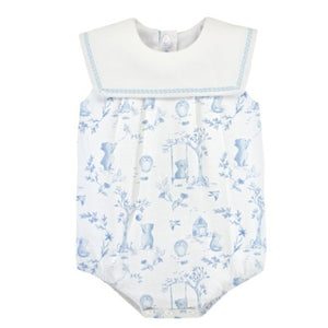 Hearts 2 Way Ruffle Zipper Footie