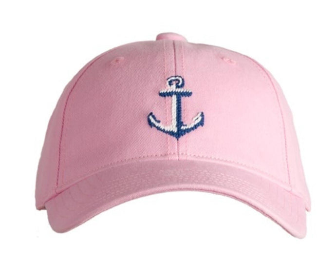 Kids Anchor on Light Pink Baseball Hat
