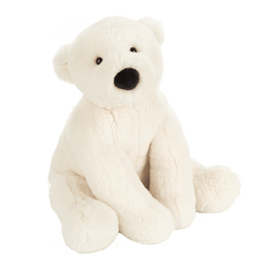 Perry polar bear stuffed animal by Jellycat official gifting baby toddler
