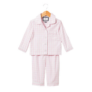 1z 2z 3z pink gingham pajama set petite plume luxurious pajamas baby and toddler boutique 