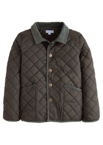 Classic Quilted Jacket- Olive