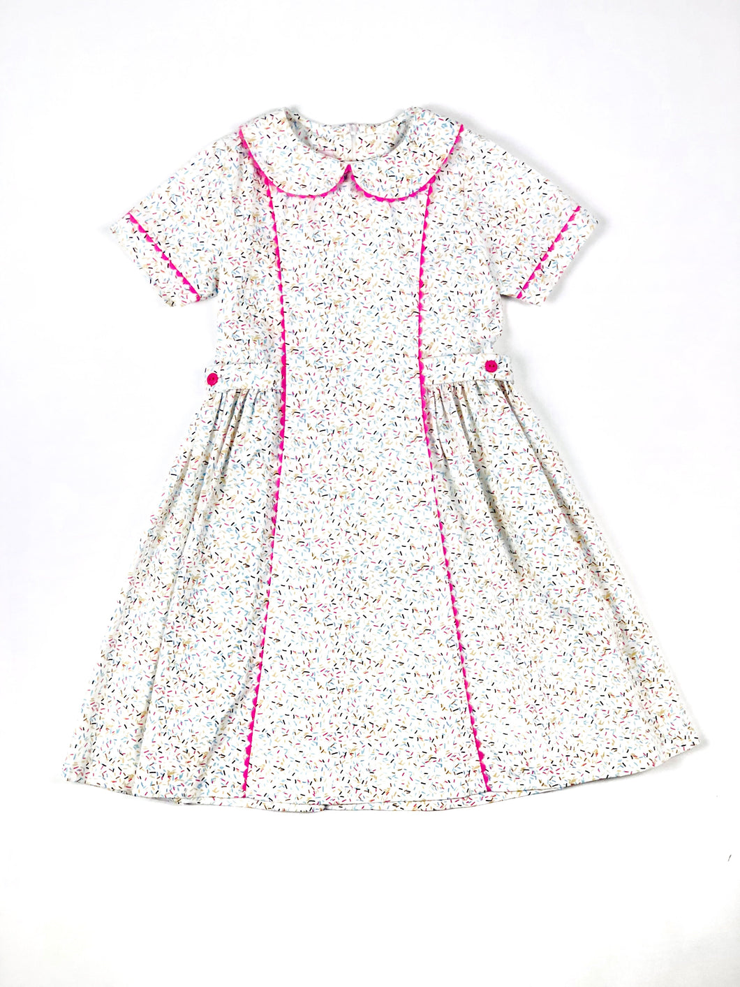 Sprinkle Birthday Dress with Drop Waist