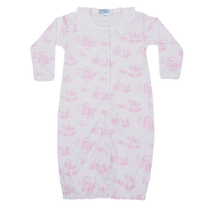 Pink Toile Converter Gown