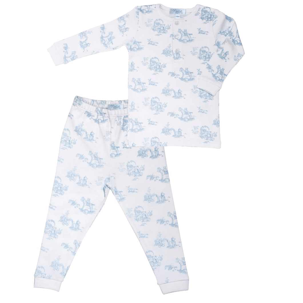 1z 2z 3z nella pajama set pima cotton toile southern baby toddler boutique