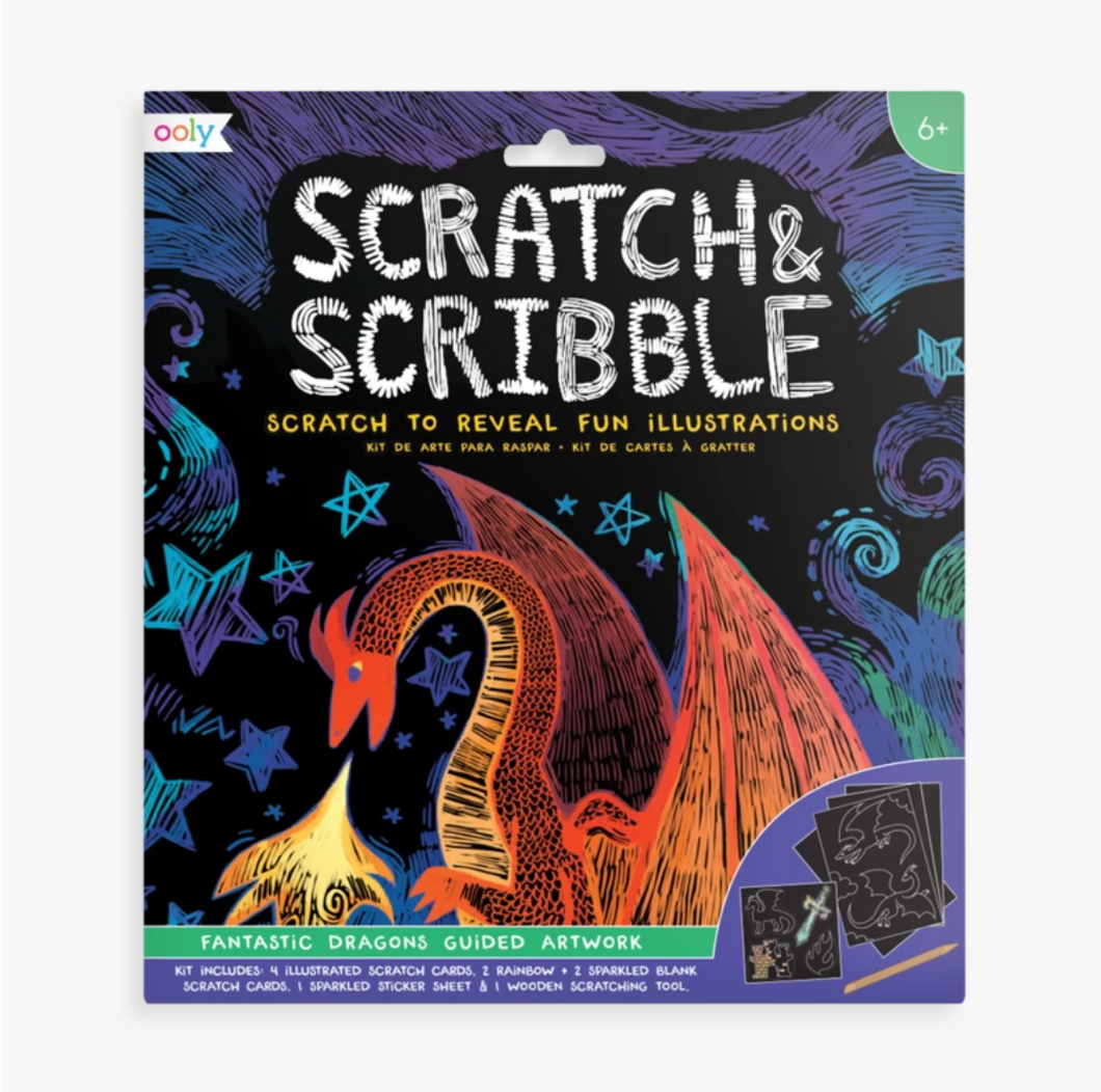 Scratch and Scribble Fantastic Dragons