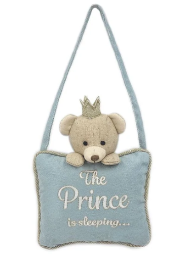 The Prince Is Sleeping Door Hanger
