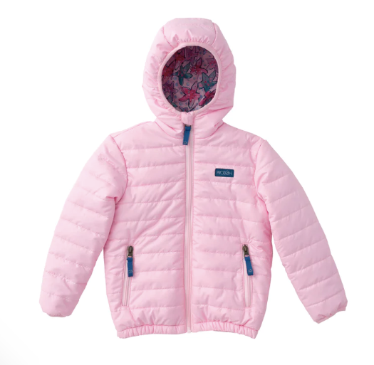Girls 2024 hooded puffer
