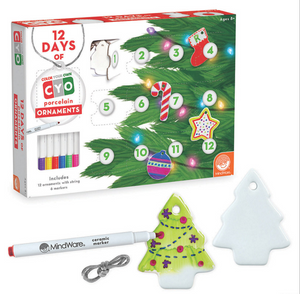 12 Days of Color Your Own Ornaments