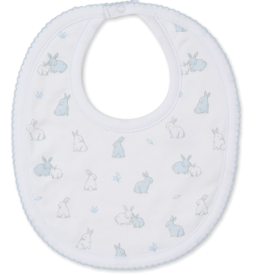 Bunny Burrows Light Blue Bib