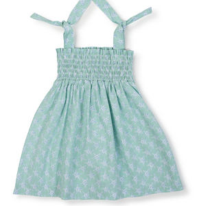Betsy- Stars By The Sea Green Strap Dress