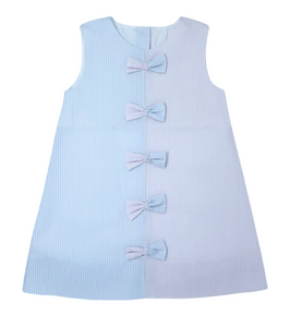 Emma Jumper- Pink Seersucker/ Blue Seersucker