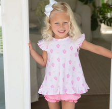 Strawberry Mae Knit Bloomer Set