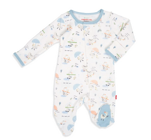 Little Duckling Organic Cotton Magnetic Footie