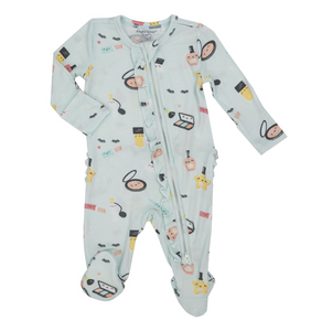 Dress Up Fun 2 Way Ruffle Zipper Footie