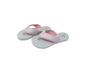 Pink Minigingham Flip Flops