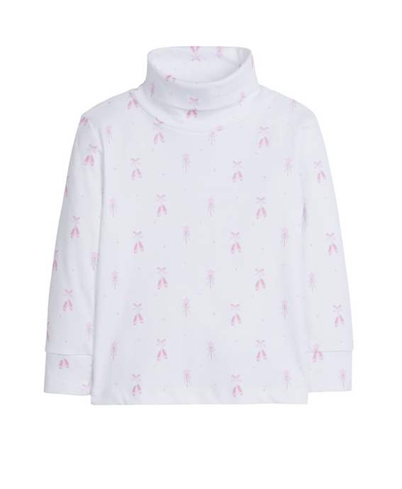 Ballet Printed Turtle Neck
