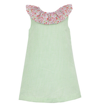 Sleeveless Seersucker Aline Dress
