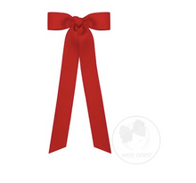 mini grosgrain bow with tails