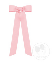 mini grosgrain bow with tails