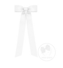 mini grosgrain bow with tails