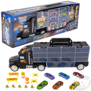 Die-cast Car Transporter Set & Case