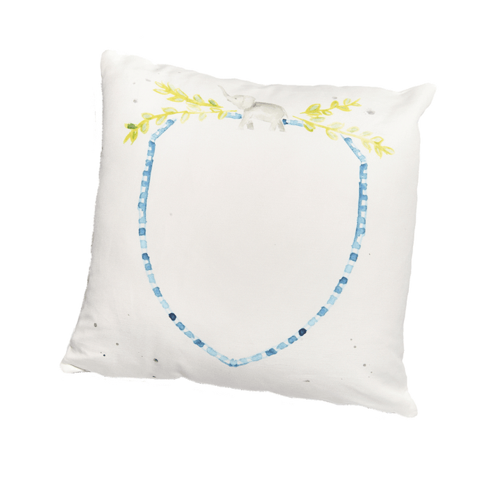 Blue Crest Pillow