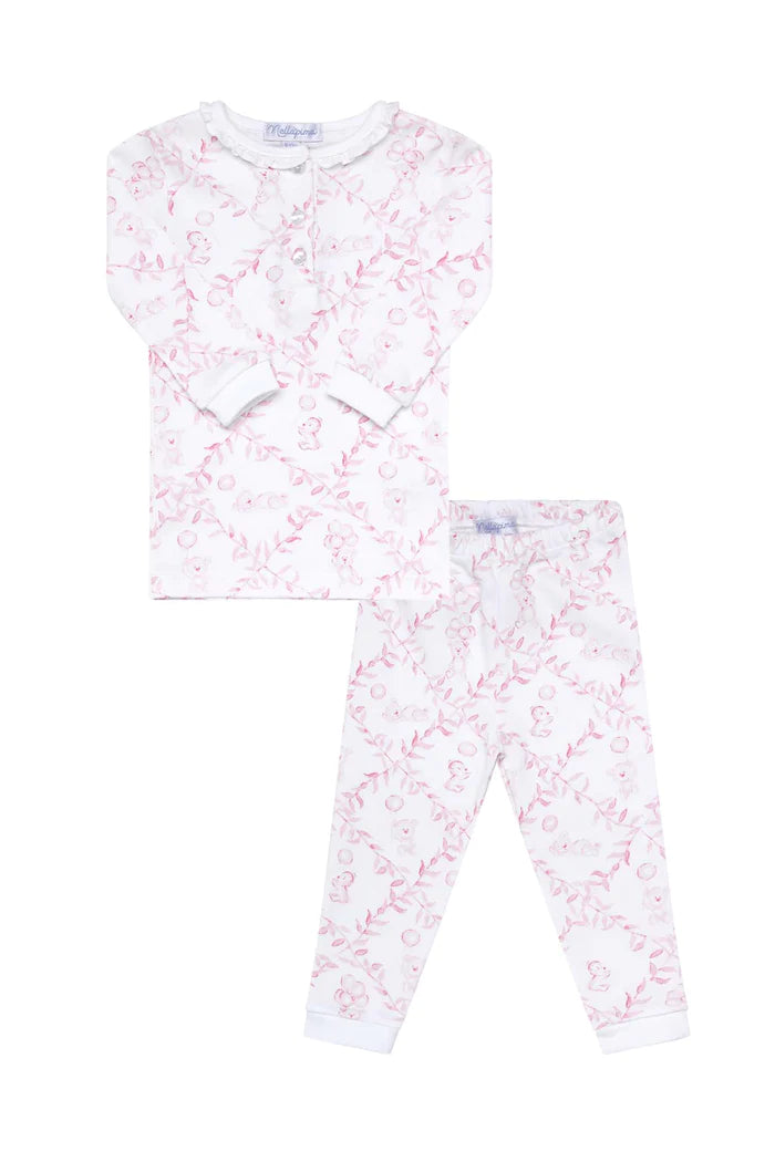 Pink Bear Trellace Pajamas