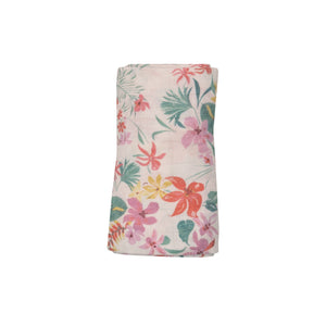 Leilani Floral Swaddle Blanket