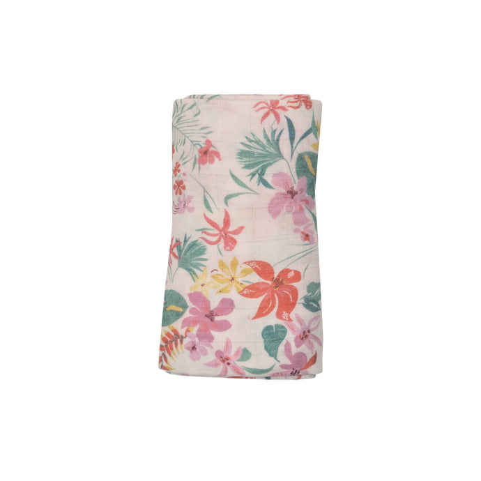 Leilani Floral Swaddle Blanket