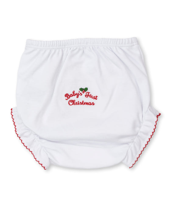 Baby's First Christmas Diaper Cover