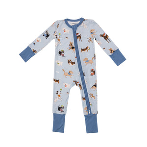 Doggy Daycare 2-Way Zipper Footless Jammies